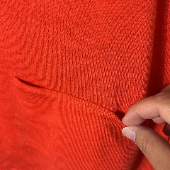 Gretchen Scott Polly Pocket 3/4 length sleeve sweater w/ Gold Button Decor sz M - Picture 8 of 9